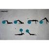 Gimnast. kamuolys 55cm AVENTO 42OA Sidabrinis