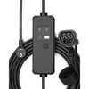 Naudotas originalus įkrovimo laidas 220V - type 2 (12A, 1 fazė 3 kW) - 5 m ilgio (Kopija)