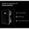 V2C Trydan PRO versijakrovimo stotelė 22kW su ekranu, 3 fazių, Type 2 spiralinis kabelis (5m), dinaminis balansavimas