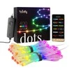 Lubinis šviestuvas „Twinkly Dots“ išmaniosios LED lemputės, 400 RGB (daugiaspalvės), 20 m, permatomas RGB laidas, 16 mln.+ spalvų