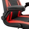 Žaidimų kėdė White Shark Dervish Gaming Chair, Juoda-raudona