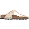 Birkenstock Gizeh BS Shiny Python Eggshell 1018481 (BK151-a) šlepetės - 39 (vidpadis: 25cm) - Eko oda - smėlio spalva