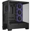 ASUS A31 PLUS TG ARGB kompiuterio korpusas Midi Tower su skaidriu šoniniu langu, suderinamas su ATX / BTX / MicroATX / Mini-ITX, juodos spalvos
