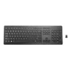 Hewlett Packard (HP) HP Premium Anodized Aliuminio Belaidė klaviatūra - Juodas - US ENG