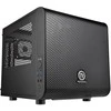 THERMALTAKE Core V1 Mini-ITX Case 2x USB 3.0 ir 1x HD Audio I/O jungtis viršuje, vienas iš anksto įdiegtas 200 mm ventiliatorius