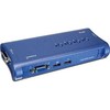 TRENDNET 4 prievadų USB KVM jungiklio rinkinys