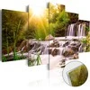 Artgeist Akrilo stiklo paveikslas - Forest Waterfall