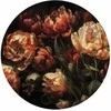 Artgeist Apvalus fototapetas - Blooming tulips