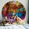Artgeist Apvalus fototapetas - Gold disco ball