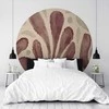 Artgeist Apvalus fototapetas - Leaves and spots – large vibrant shapes inspired by Matisse
