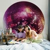 Artgeist Apvalus fototapetas - Magenta disco ball