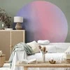 Artgeist Apvalus fototapetas - Rainbow gradient - a delicate multicoloured gradient reminiscent of mist