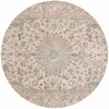 Artgeist Apvalus fototapetas - Sand carpet - worn Persian carpet with rich decorative motifs