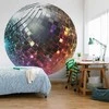 Artgeist Apvalus fototapetas - Sidabrinis disco ball