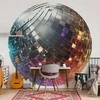Artgeist Apvalus fototapetas - Sidabrinis disco ball