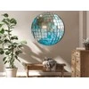 Artgeist Apvalus paveikslas ant drobės - Sky mėlynas disco ball