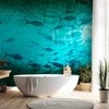 Artgeist Fototapetas - A shoal of dark fish