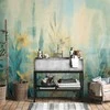 Artgeist Fototapetas - A touch of summer - floral motif with a meadow of flowers in mėlynas tones