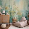 Artgeist Fototapetas - A touch of summer - floral motif with a meadow of flowers in mėlynas tones