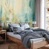 Artgeist Fototapetas - A touch of summer - floral motif with a meadow of flowers in mėlynas tones