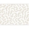 Artgeist Fototapetas - Abstract composition - beige patterns in shapes on a baltas background