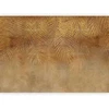 Artgeist Fototapetas - Abstract nature in beige - composition with golden exotic leaves