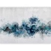 Artgeist Fototapetas - Abstract wave - minimalist composition with mėlynas pattern
