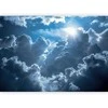 Artgeist Fototapetas - Animated Scenery: The Sun Battling with Clouds