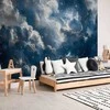 Artgeist Fototapetas - Astronomical Wonders: Clouds and Stars in Harmonious Combination