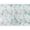 Artgeist Fototapetas - Autumn souvenirs - floral pattern with turquoise leaves