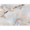 Artgeist Fototapetas - Baltas Stone - Elegant Marble With Golden Highlights