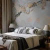 Artgeist Fototapetas - Baltas Stone - Elegant Marble With Golden Highlights