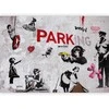 Artgeist Fototapetas - [Banksy] Graffiti Diveristy