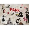 Artgeist Fototapetas - [Banksy] Graffiti Collage