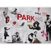 Artgeist Fototapetas - [Banksy] Graffiti Diveristy