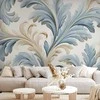 Artgeist Fototapetas - Baroque Ornaments in Light Kreminis-Mėlyna Hues