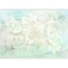 Artgeist Fototapetas - Blossoming among pastels - abstract with floral motif and patterns