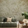 Artgeist Fototapetas - Botanical Motif with Leaves and Vines in Sand Colors