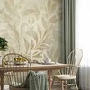 Artgeist Fototapetas - Botanical Motif with Leaves and Vines in Sand Colors