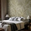 Artgeist Fototapetas - Botanical Motif with Leaves and Vines in Sand Colors