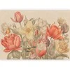 Artgeist Fototapetas - Bouquet of flowers on a cream background