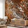 Artgeist Fototapetas - Brown Craters
