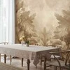Artgeist Fototapetas - Carved Baroque Ornaments: Rich Composition in Sepia Colors