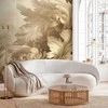 Artgeist Fototapetas - Carved Baroque Ornaments: Rich Composition in Sepia Colors