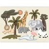 Artgeist Fototapetas - Children's Africa - Animals With Simple Shapes
