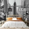 Artgeist Fototapetas - Comic book city - New York street in pop art style