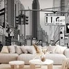 Artgeist Fototapetas - Comic book city - New York street in pop art style