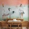 Artgeist Fototapetas - Cranes in Pastels