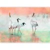 Artgeist Fototapetas - Cranes in Pastels