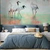 Artgeist Fototapetas - Cranes in Pastels